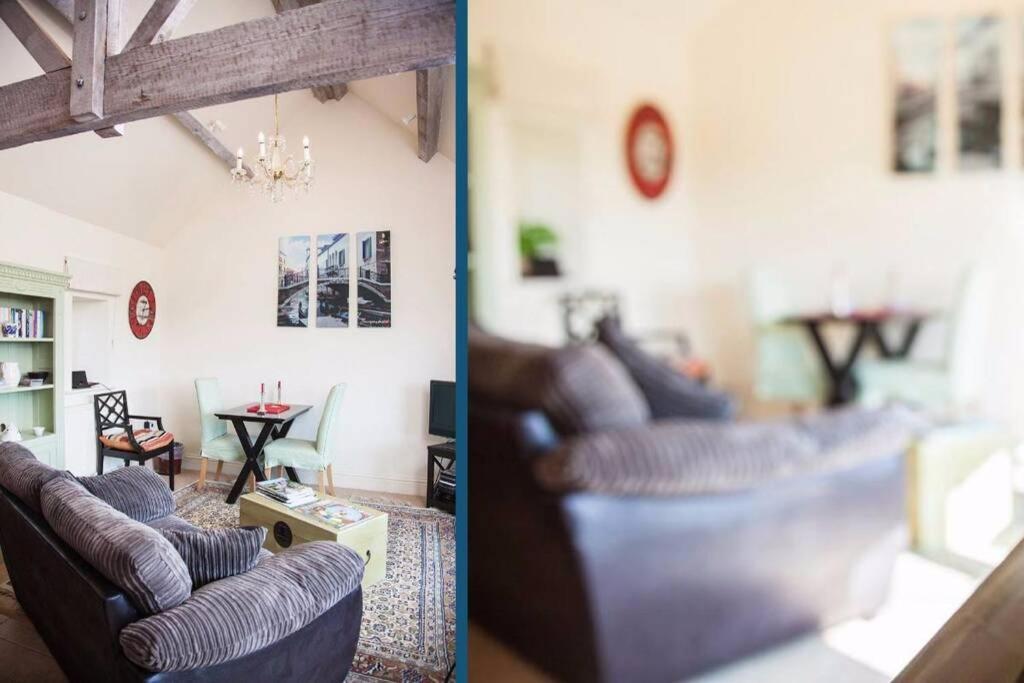 Secluded Romantic Cotswolds Barn - Sleeps 2 To 4 - Near Cirencester - Dog Friendly Villa Kemble Eksteriør bilde